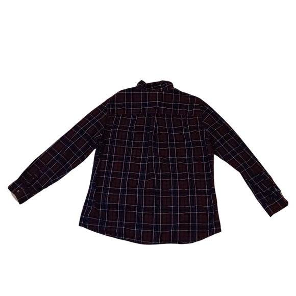 Mossimo Plaid Button Down Top Size XL - Picture 3 of 6